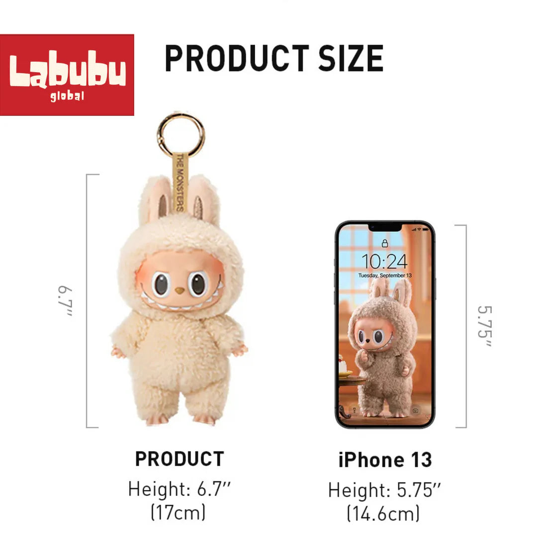 Pop Mart Labubu The Monsters v3 Big into Energy Series Vinyl Plush Pendant Single Blind Box Pack of 1